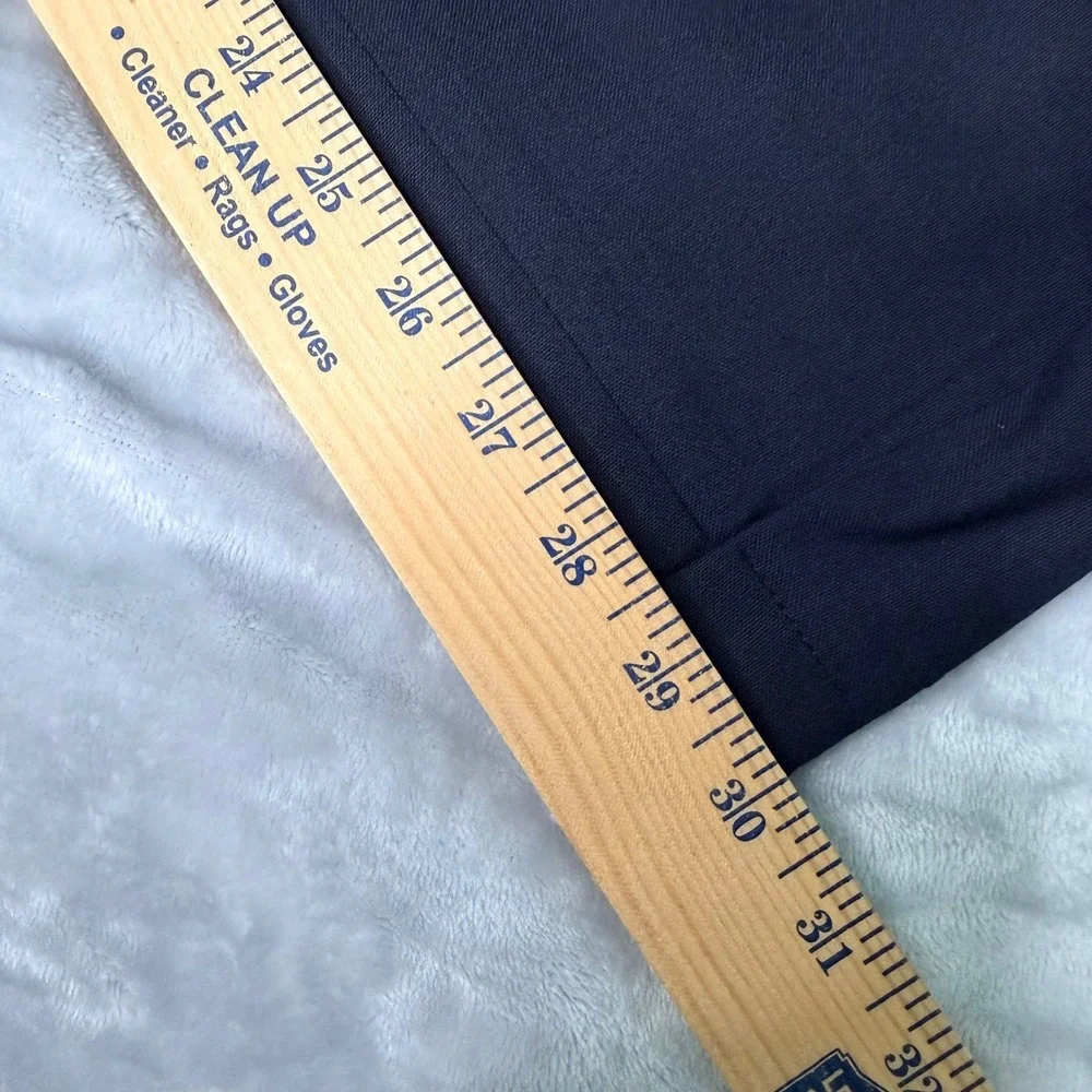 Brooks Brothers 346 Mens 34x30 Pleated Wool Suit Trousers Pants Dark Navy Cuffed